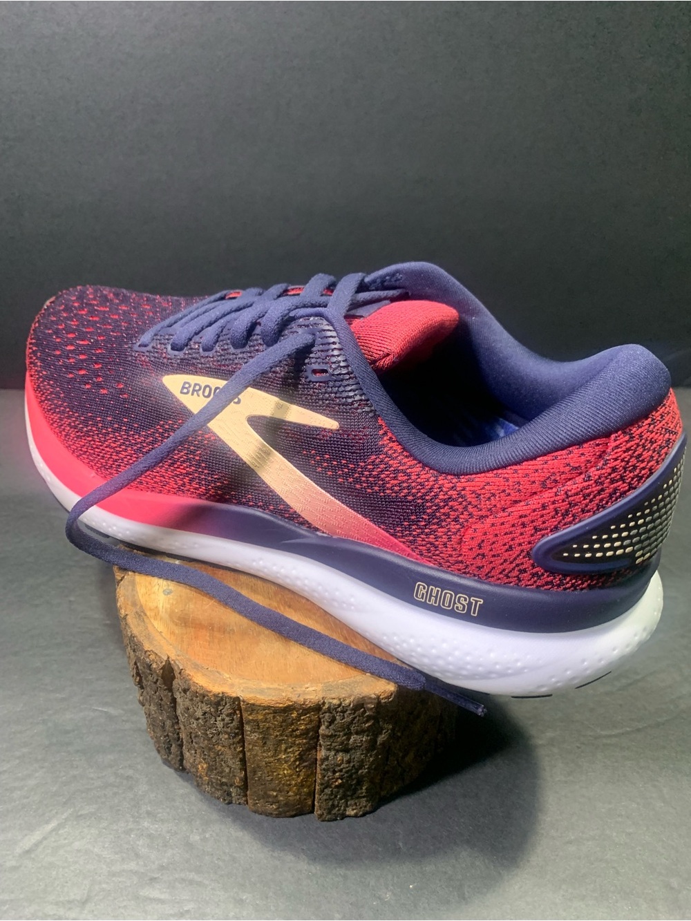 Brooks Ghost 16 Women’s Blue Red Running Walking Sneakers Shoe Size- 8.5 - Picture 2 of 12